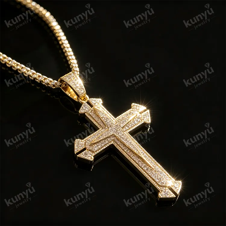Pozlátený Hip Hop prívesok